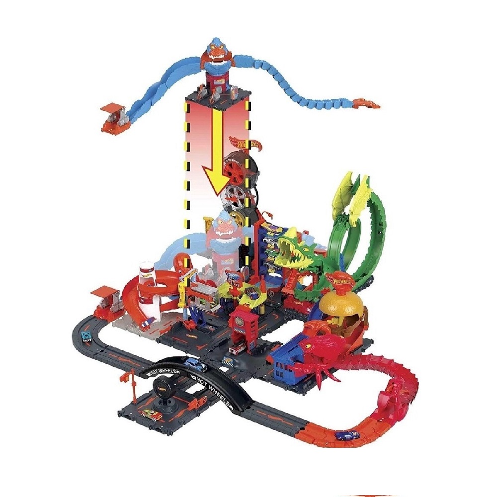 Hot Wheels City Wreck Ride Gorilla Attack Con 1 Auto De Rue