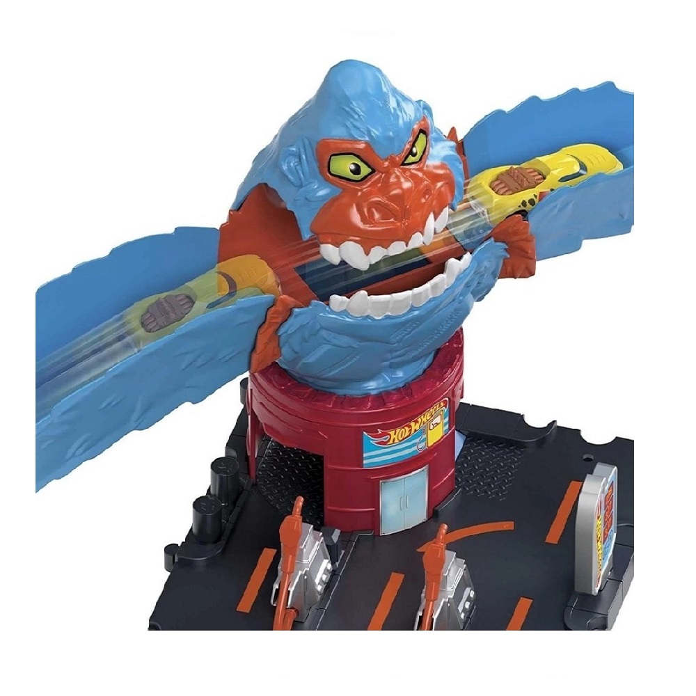 Hot Wheels City Wreck Ride Gorilla Attack Con 1 Auto De Rue