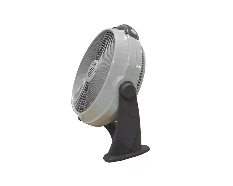 Ventilador De Piso Man Freal - 2020 Gris Con 5 Aspas De Plástico, 20" Diametro