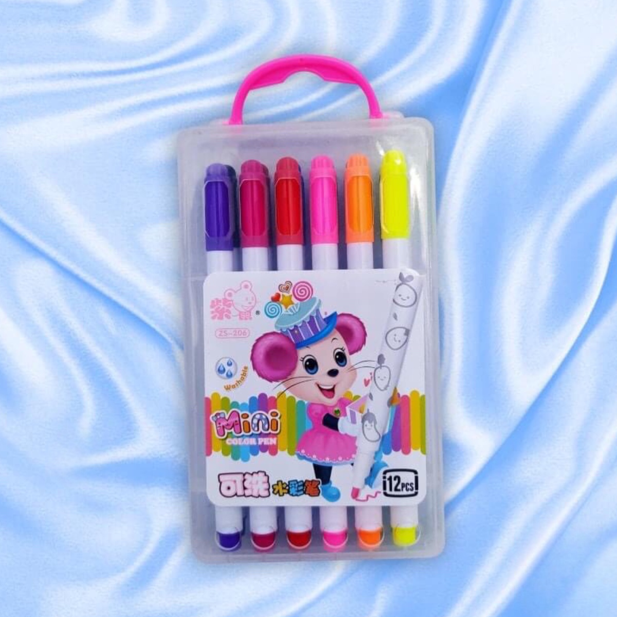 24 Plumines Plumón Marcador De Agua Color Pen