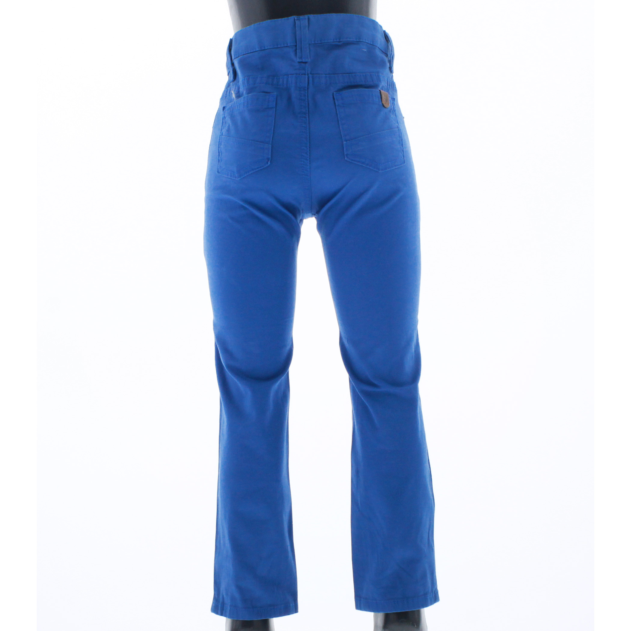 Pantalon Jeans Gabardina Para Niño Color Azul 3691 2 a 18 Años.