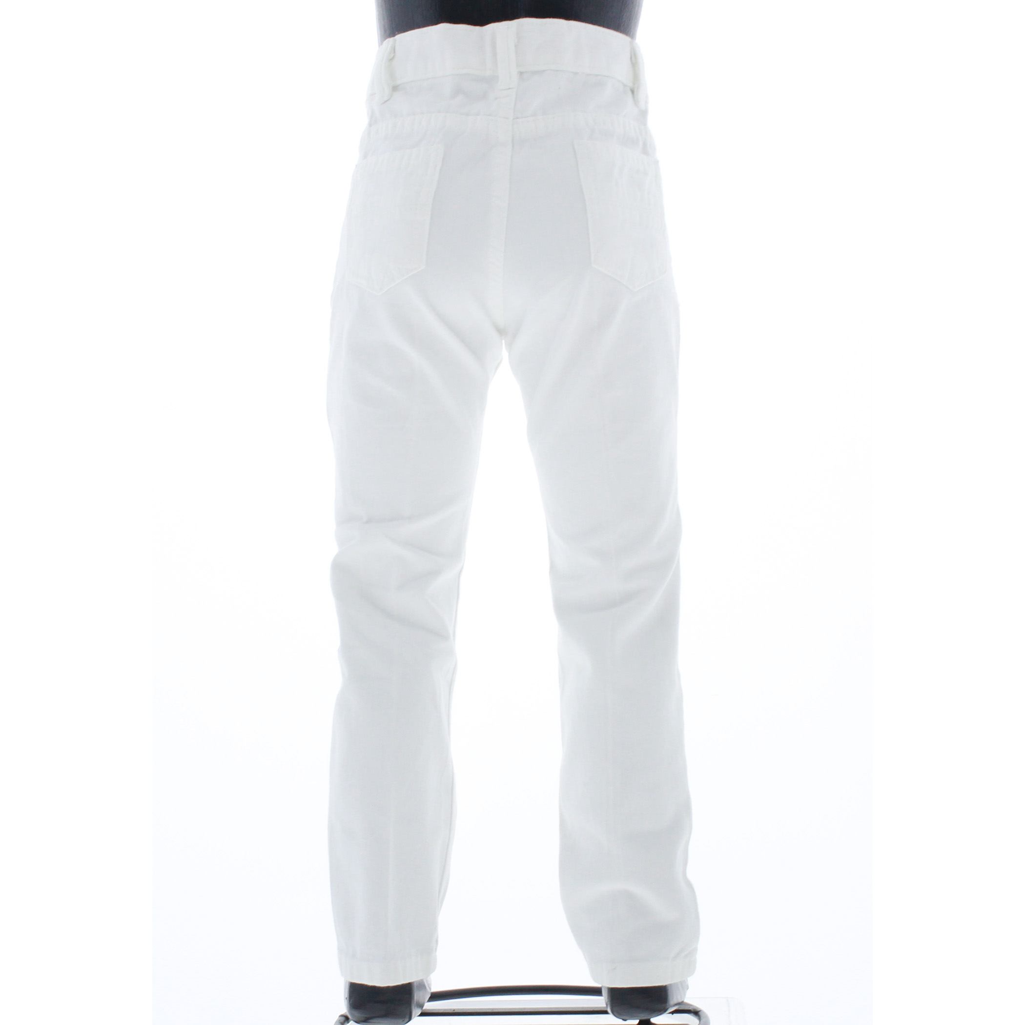 Pantalon Jeans Gabardina Para Niño Color Blanco 3692 2 a 18 Años.