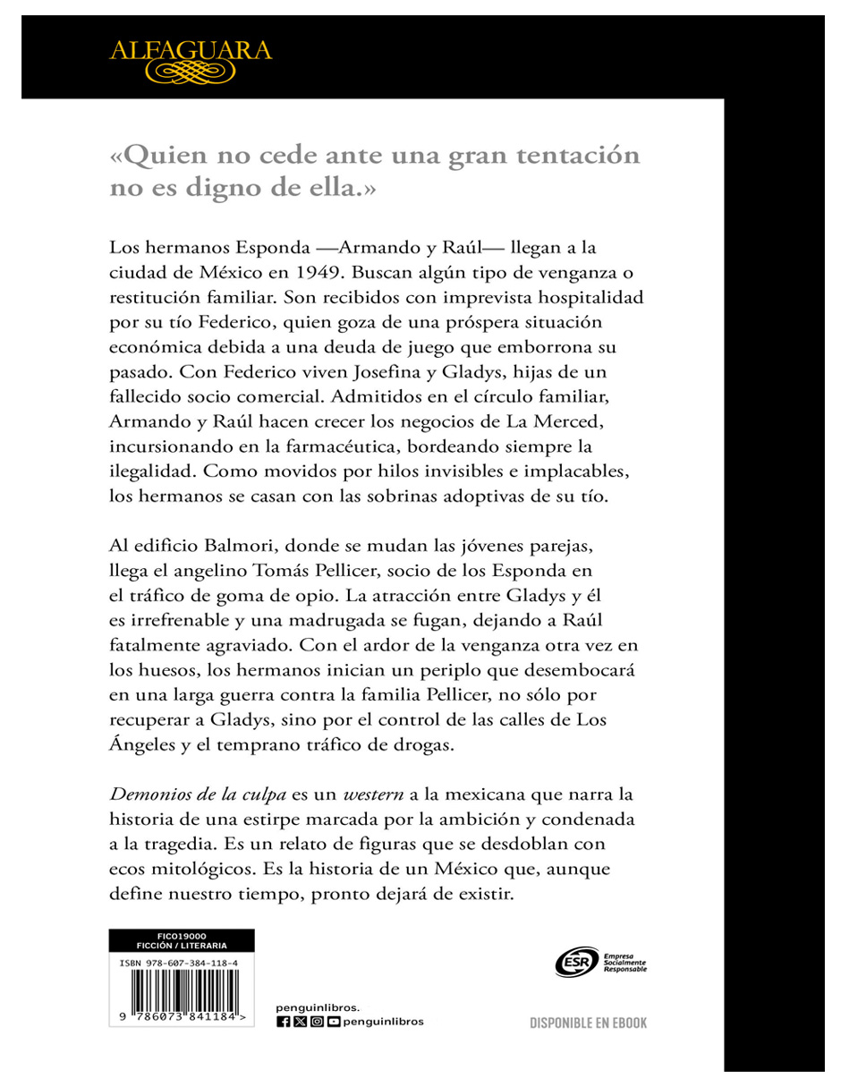 Demonios De La Culpa Autor Sealtiel Alatriste 