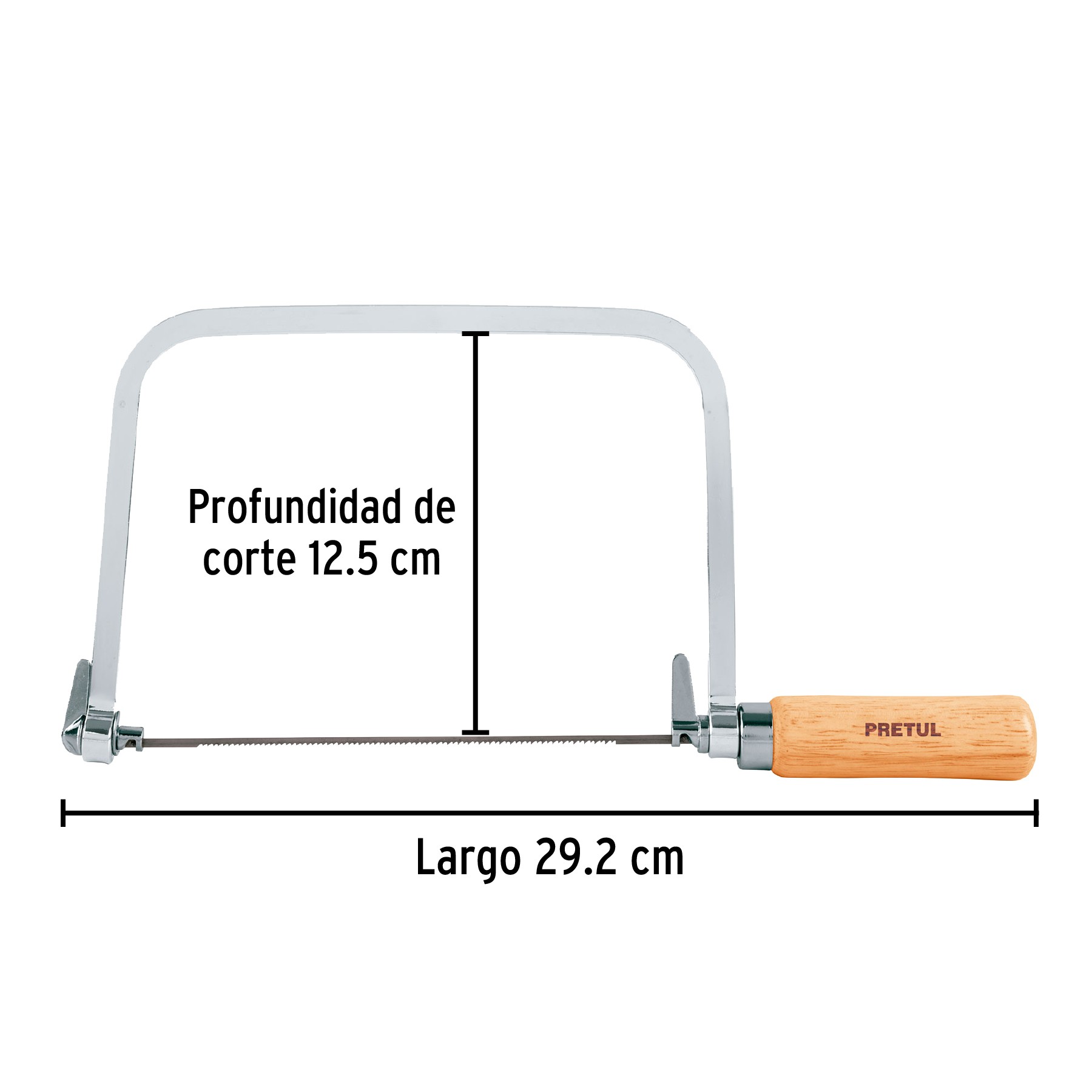 ARCO CALADOR CON 5 SEGUETAS DE 6-1/2", PRETUL 20000