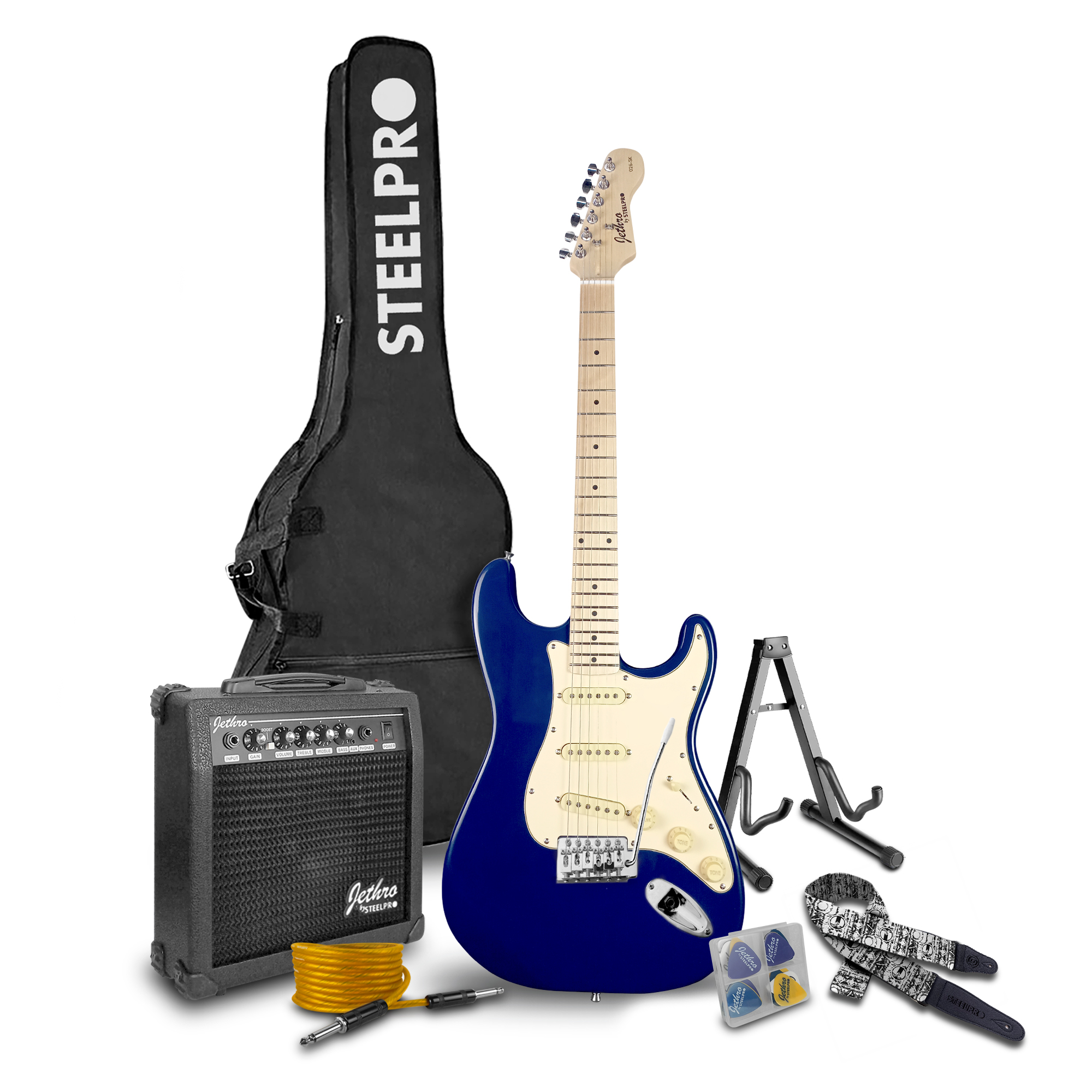Paquete Guitarra Electrica Jethro Series By  steelpro 026