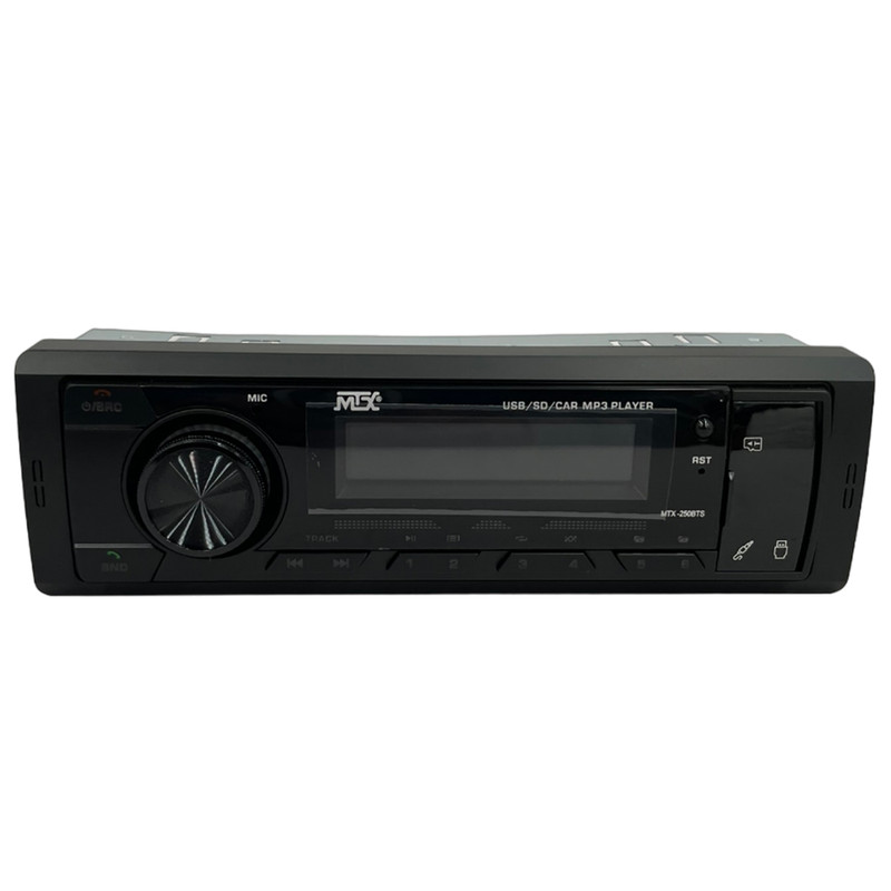 Estéreo 1 Din MTX MTX-250BTS  Bluetooth App/MP3/USB 3v 50X4w.