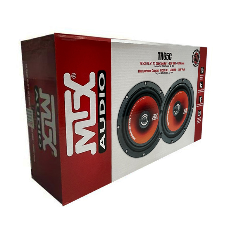 Bocinas Coaxiales MTX TR65C 140 Watts 6.5 PulG 4 Ohms.