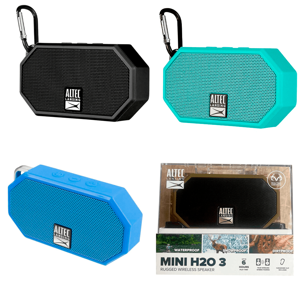 Bocina Inalambrica Waterproof Altec Lansing Mini H20 3 Bluetooth 6 Horas De Reproduccion Resistente al Agua.
