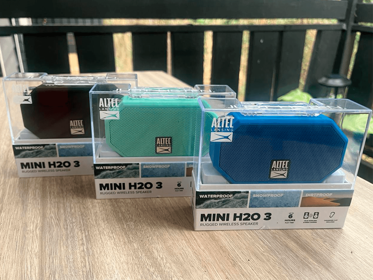 Bocina Inalambrica Waterproof Altec Lansing Mini H20 3 Bluetooth 6 Horas De Reproduccion Resistente al Agua.