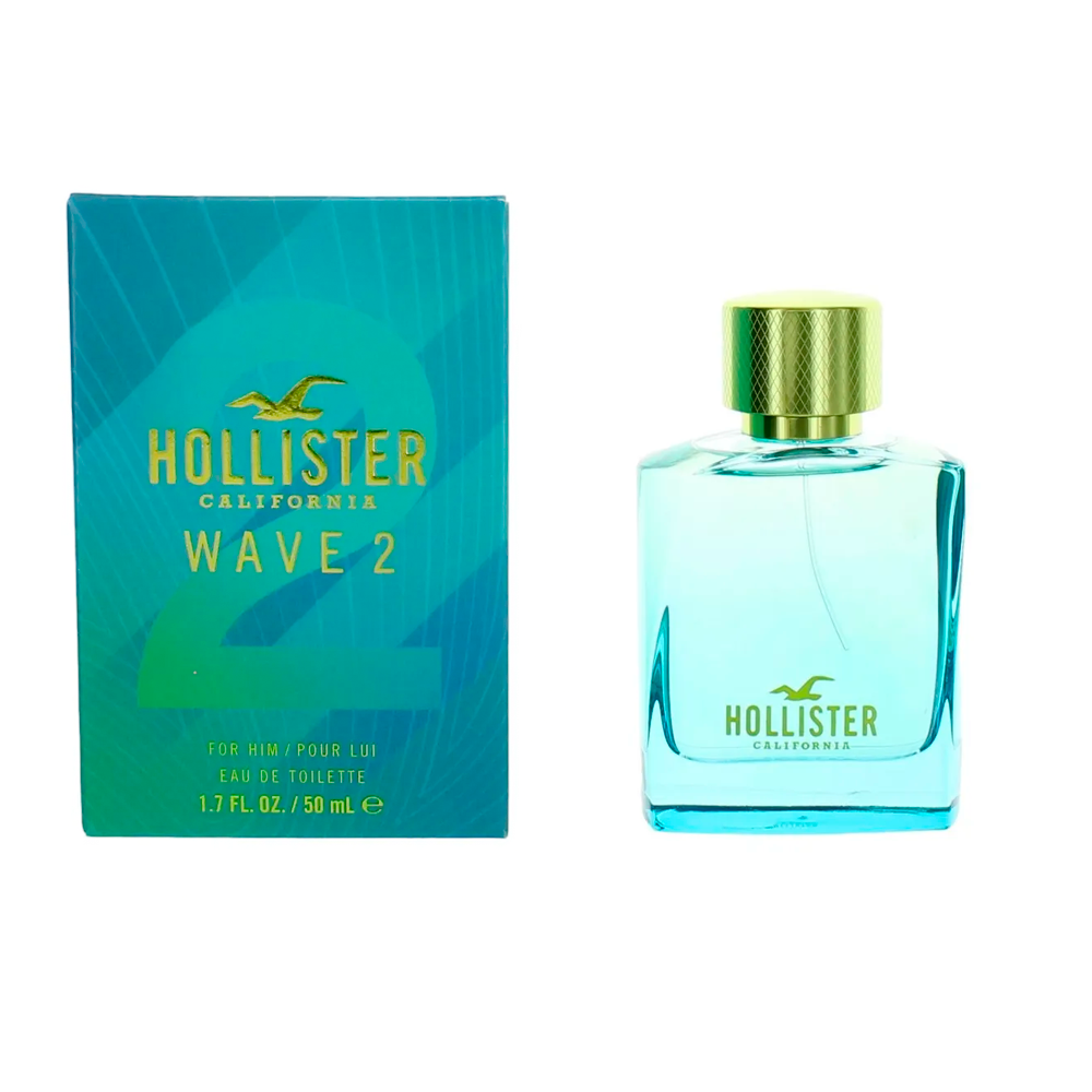 Perfume Hollister California Wave 2 For Him Para Caballeros Eau De Toilette  50 Ml .