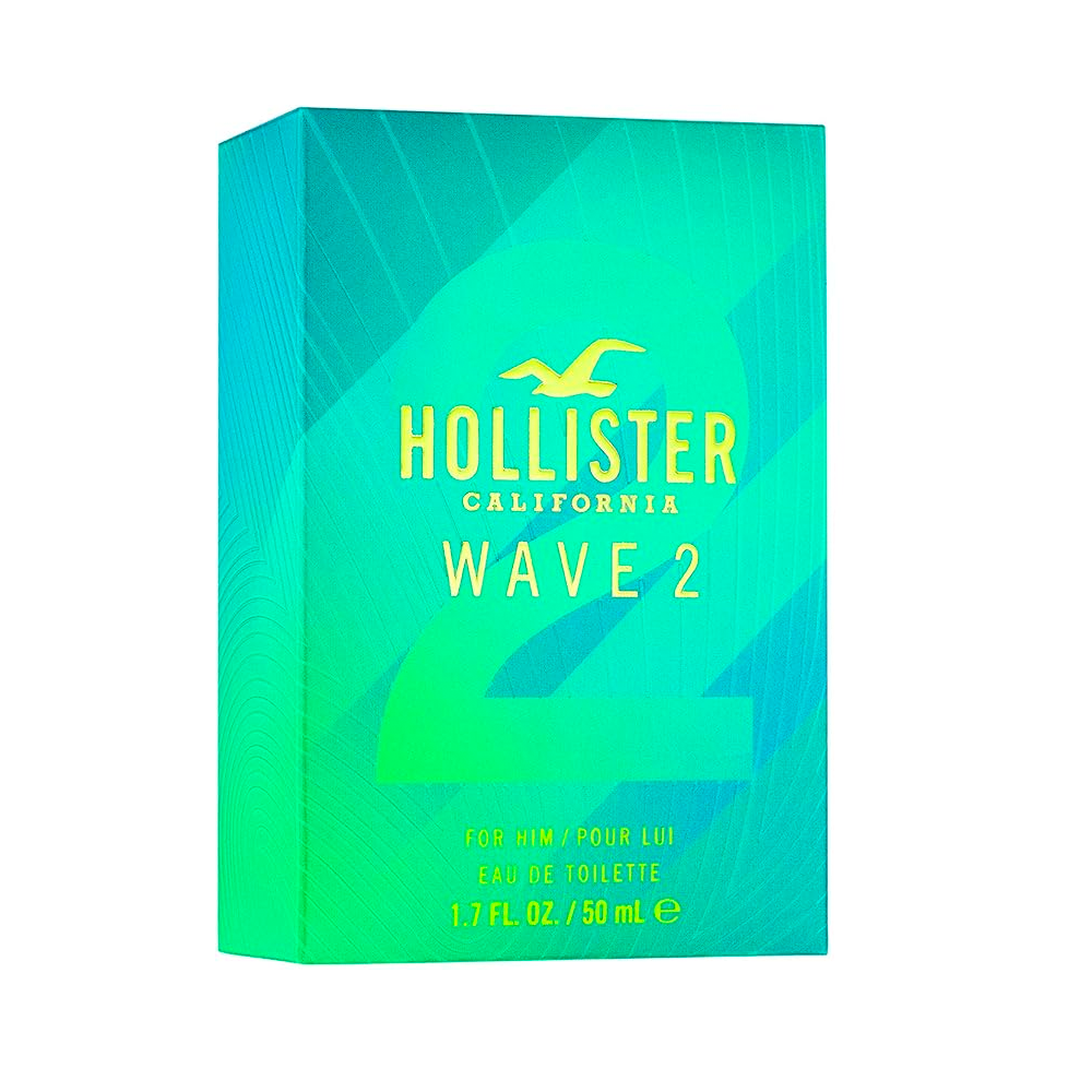 Perfume Hollister California Wave 2 For Him Para Caballeros Eau De Toilette  50 Ml .