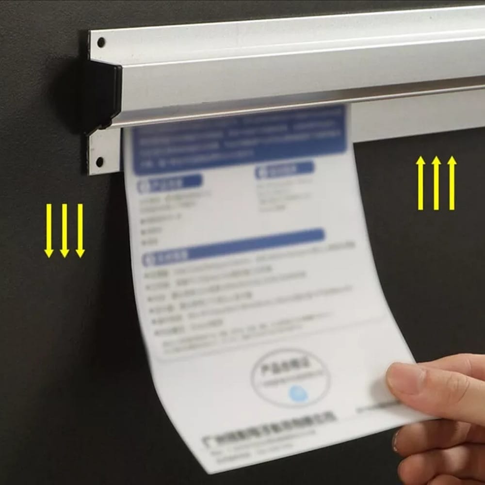 Barra Porta Comandas 6x45 Cm Profesional Restaurante Chica