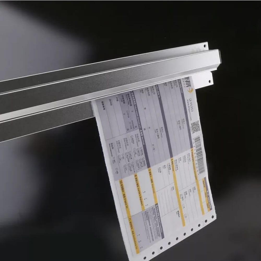 Barra Porta Comandas 6x45 Cm Profesional Restaurante Chica