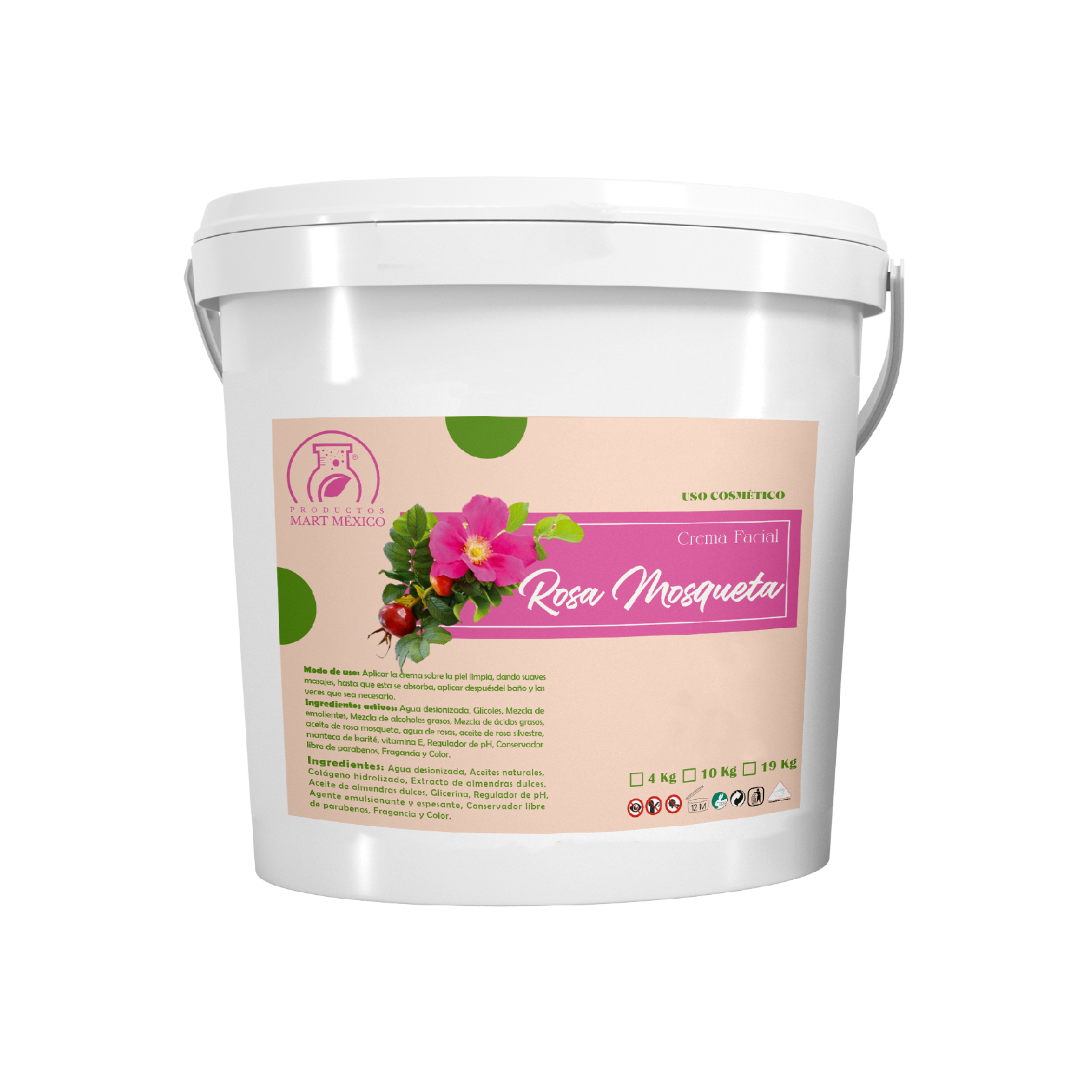 Crema Facial De Rosa Mosqueta Mejora La Apariencia (4 kilos)