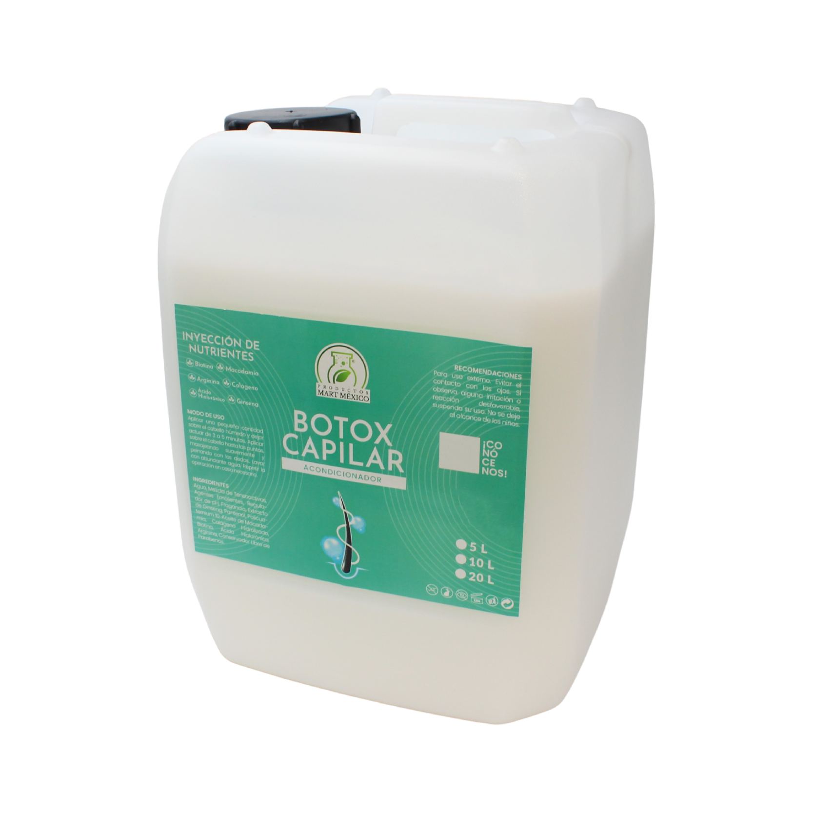 Acondicionador Botox Sin Puntas Abiertas (20 litros)