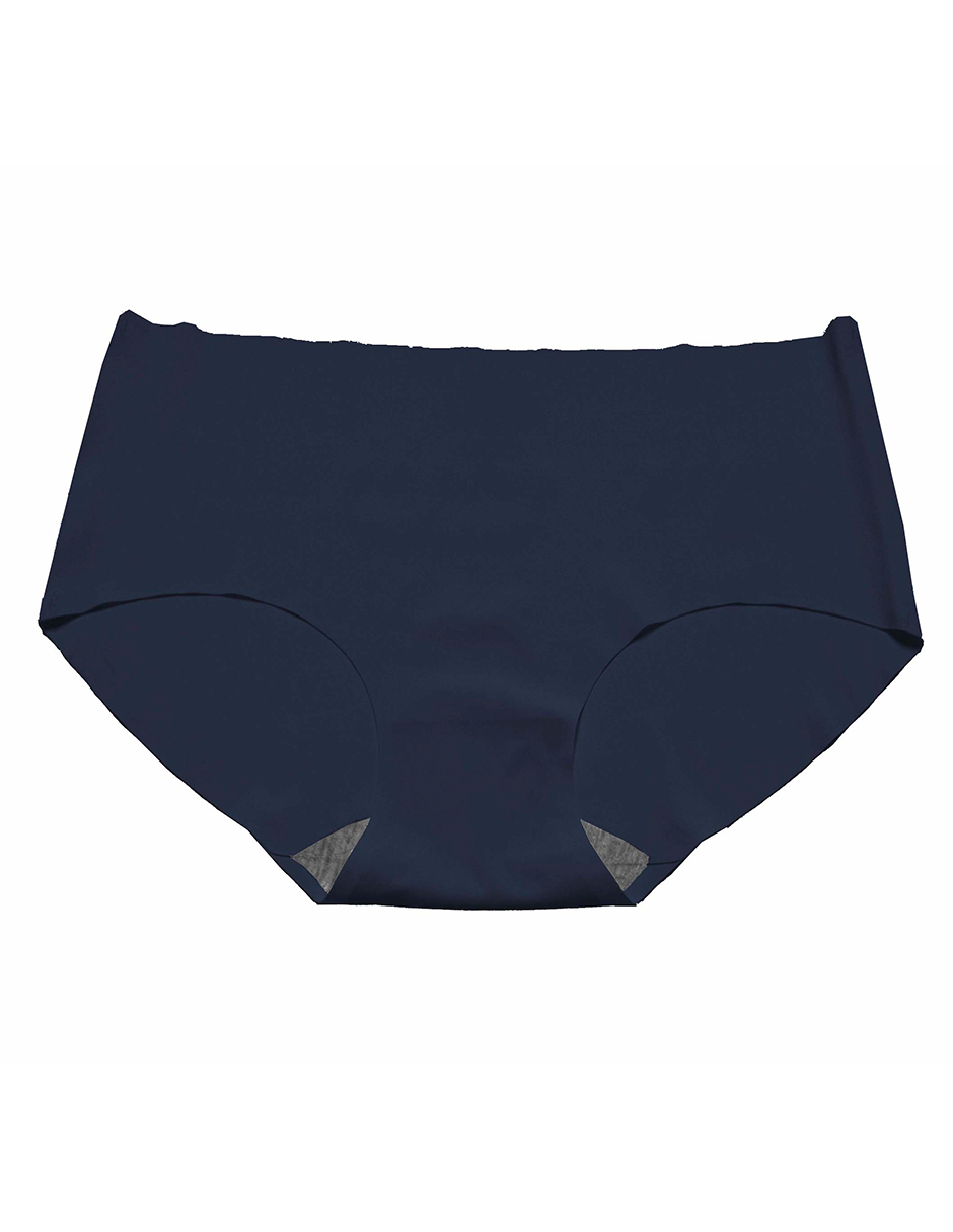 Pack 3 Pantaletas Sin Costuras Rosa Marino Y Gris