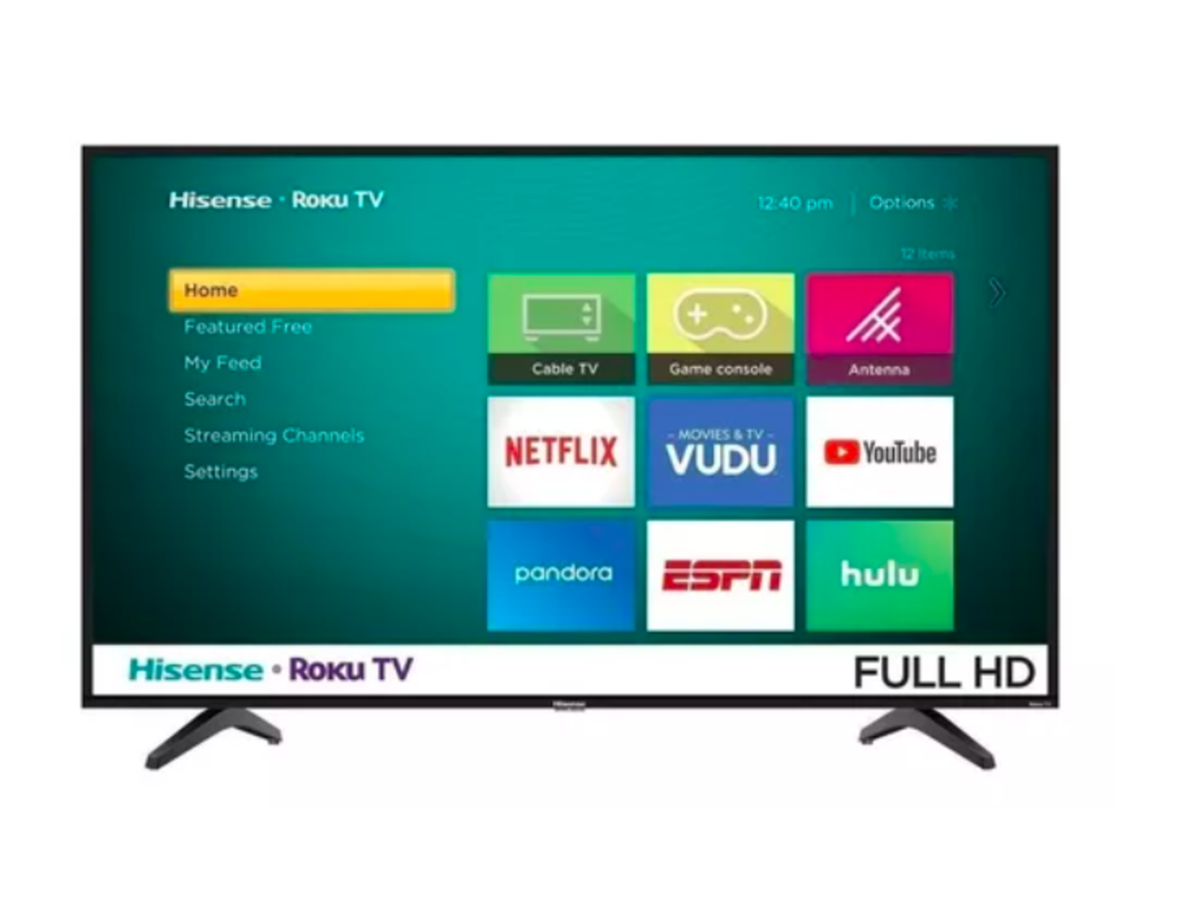 Smart Tv Portátil Hisense H4f Series 40h4030f Led Full Hd 40