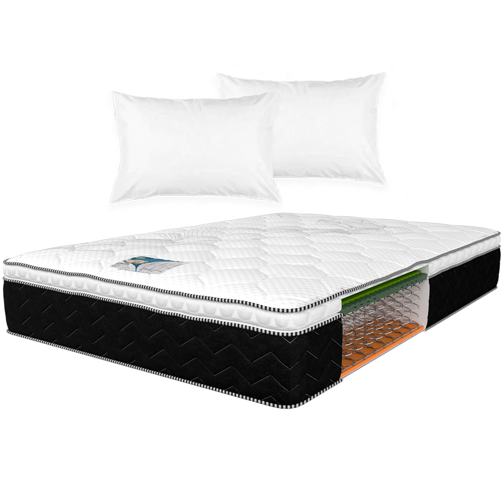 Colchón King Size Serta Preston Black Confort +2 ALMOHADAS DE REGALO ¨SUPER OFERTA¨