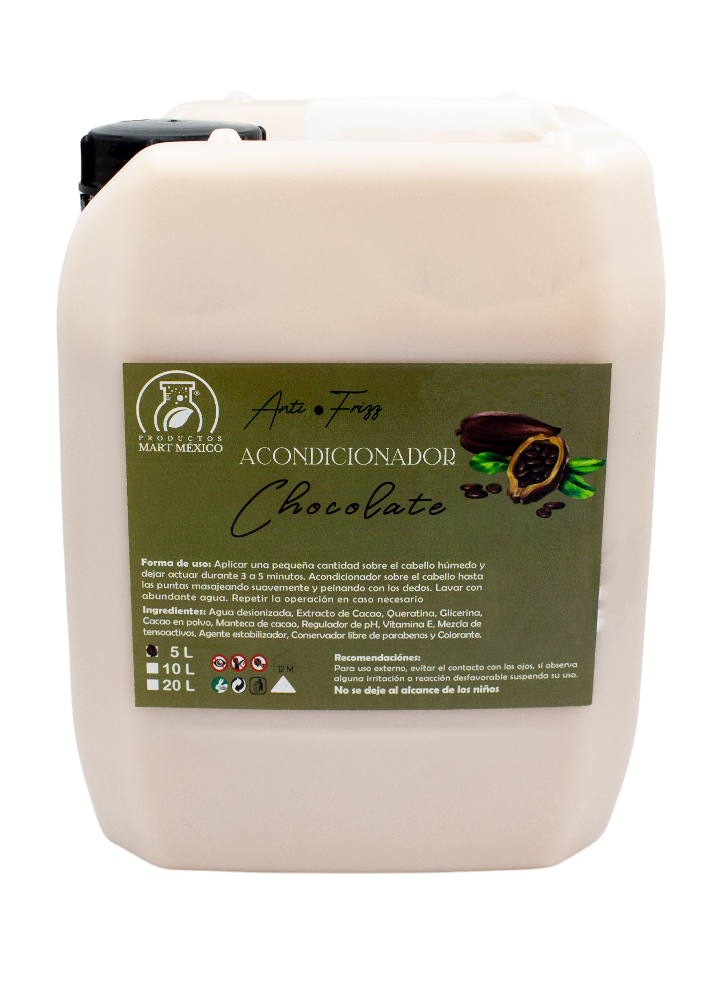 Acondicionador De Chocolate Cabello Sano (20 litros)