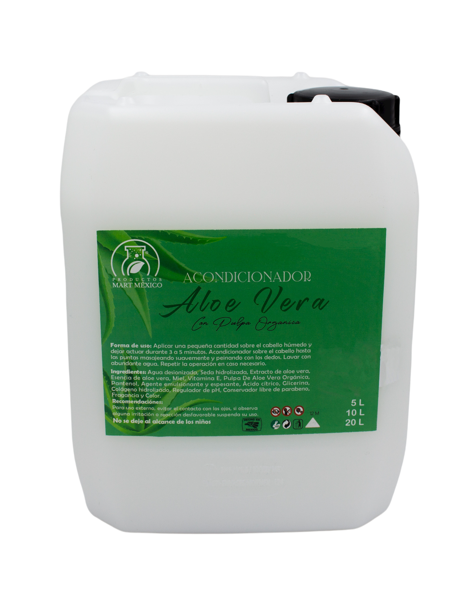 Acondicionador Aloe Vera Renovación Total (10 litros)