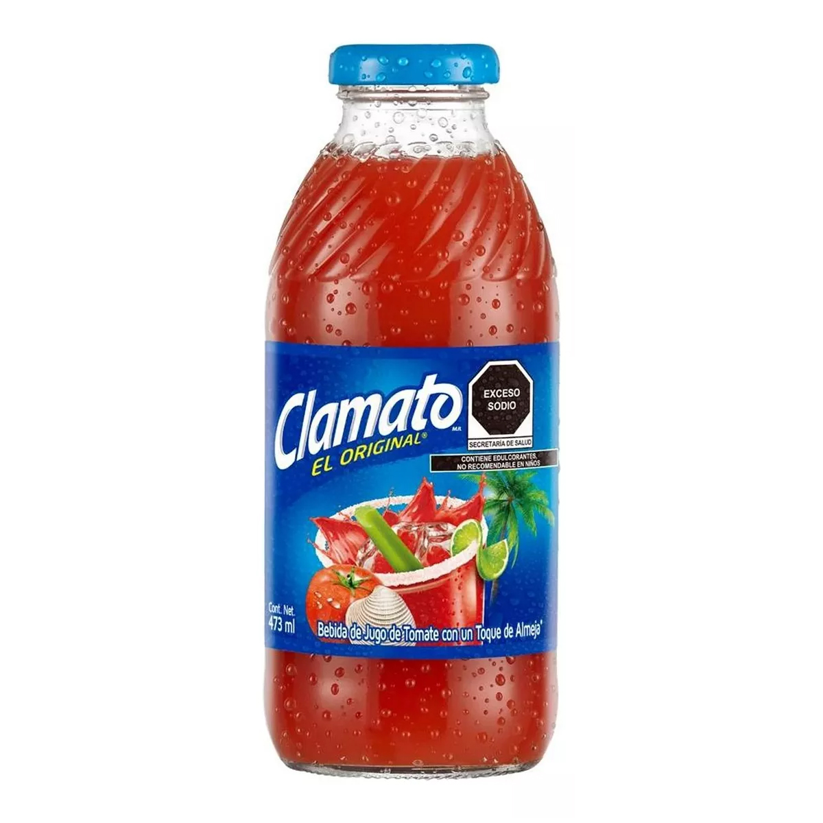 Jugo Clamato Almeja Original 8 Piezas de 473 ml c/u