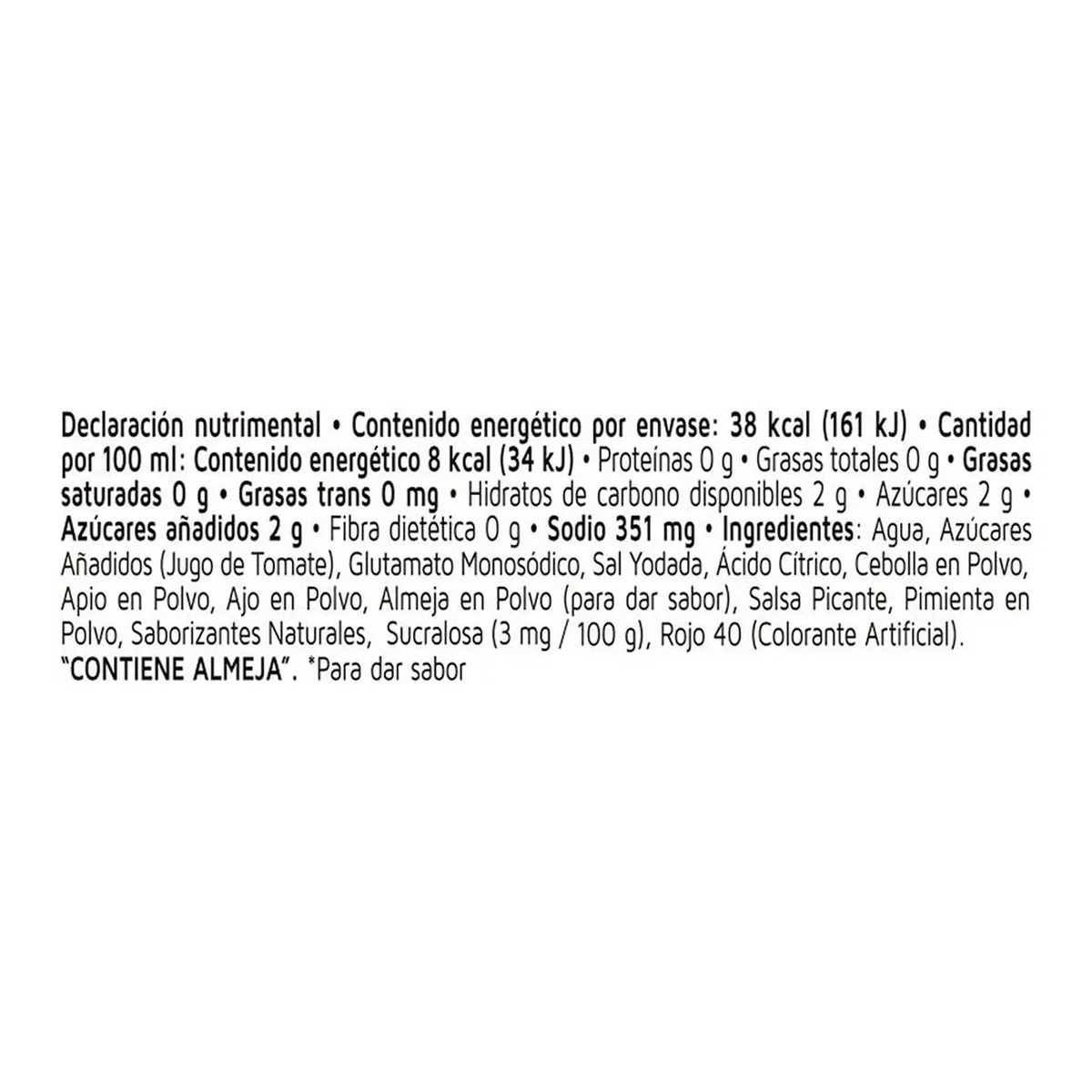 Jugo Clamato Almeja Original 8 Piezas de 473 ml c/u