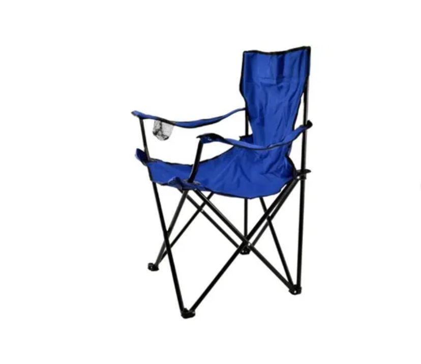 SILLA DE CAMPISMO AZUL.