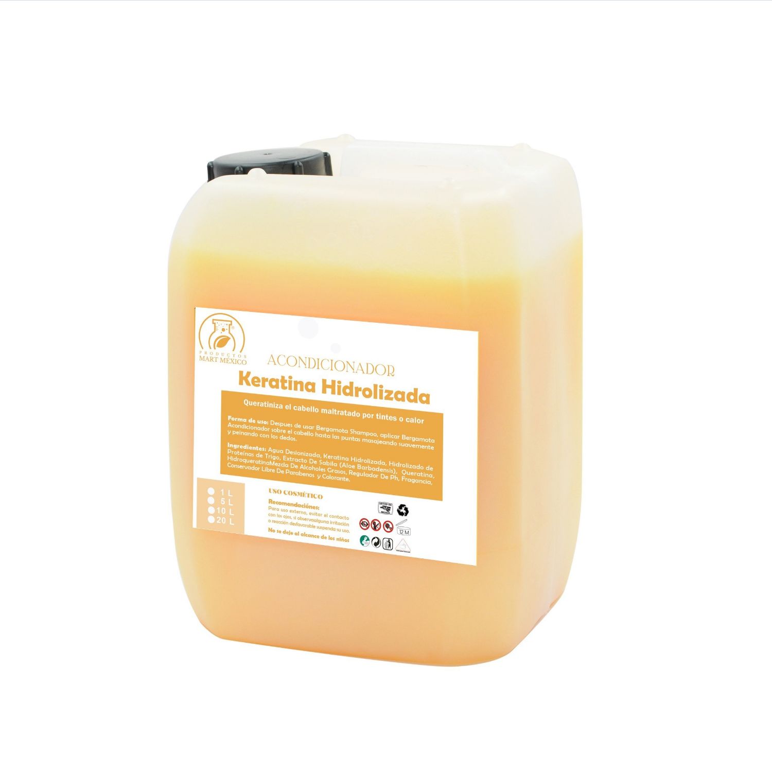 Acondicionador De keratina Control Frizz (5 litros)