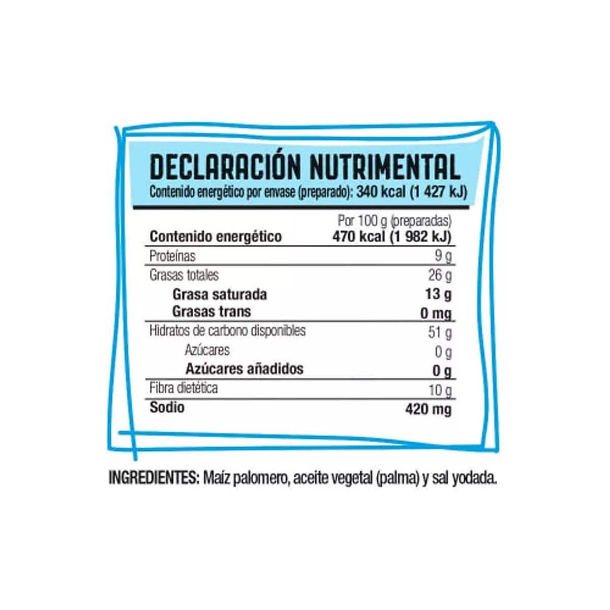 Palomitas Act II Natural Paquete con 8 Piezas de 87 gramos c/u