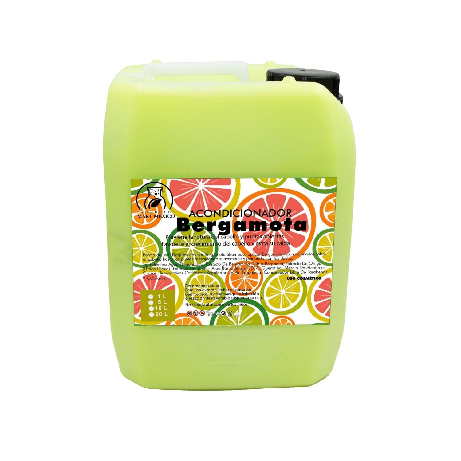 Acondicionador De Bergamota Raíz Fuerte (5 litros)