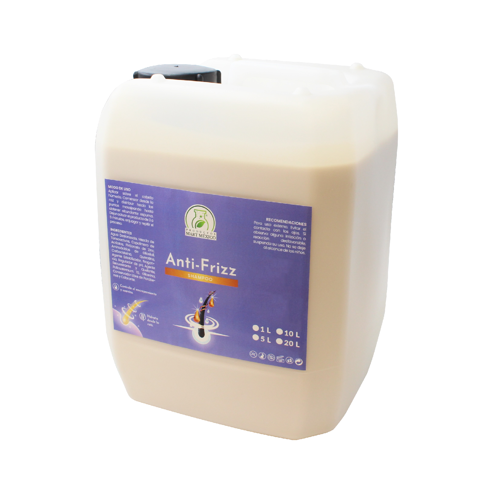 Shampoo Capilar Anti-Frizz (20 litros)