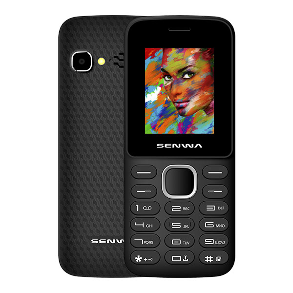 CELULAR SENWA 2G S301A DISCO NEGRO/ROJO KIT TELCEL