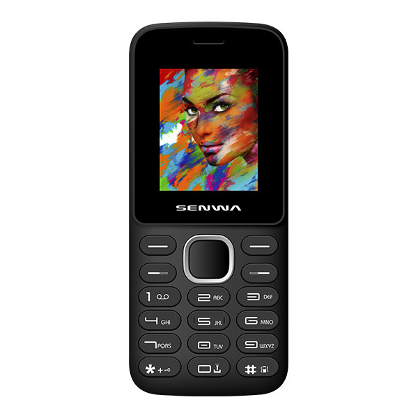 CELULAR SENWA 2G S301A DISCO NEGRO/ROJO KIT TELCEL