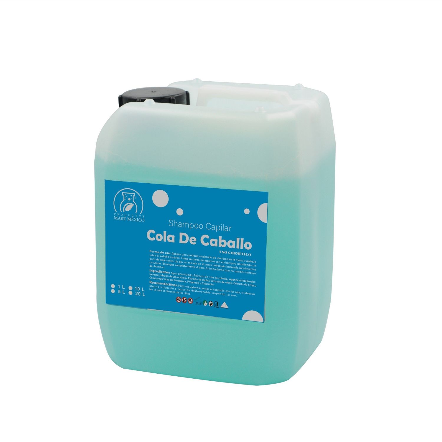 Shampoo Capilar Cola De Caballo Auxiliar De Crecimiento (20 litros)