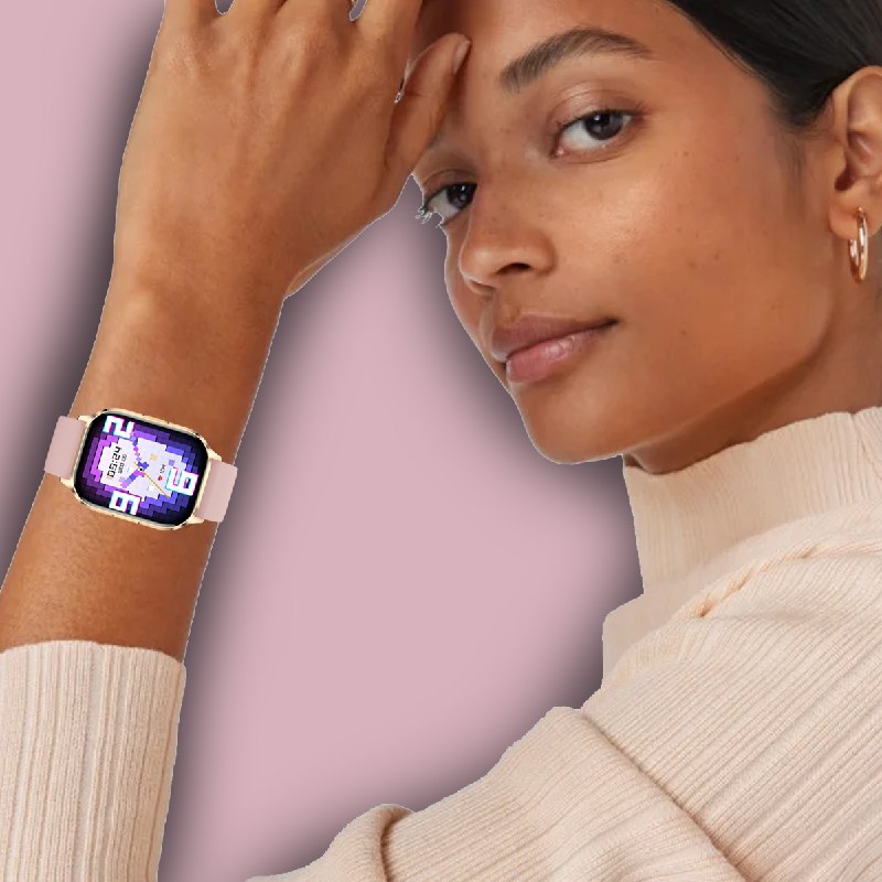 Smartwatch Reloj Inteligente HK-21 Pantalla AMOLED Serie 6 Rosa