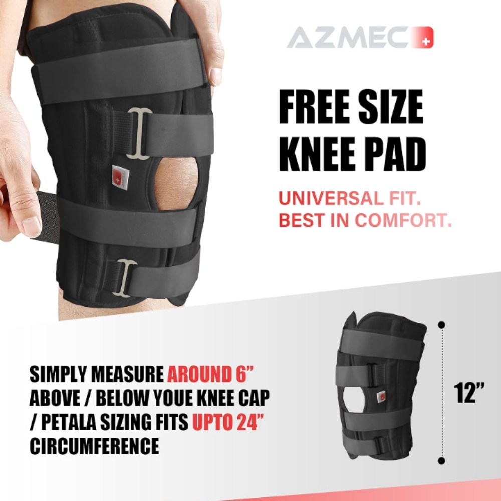 Inmovilizador de rodilla férula tripanel ajustable