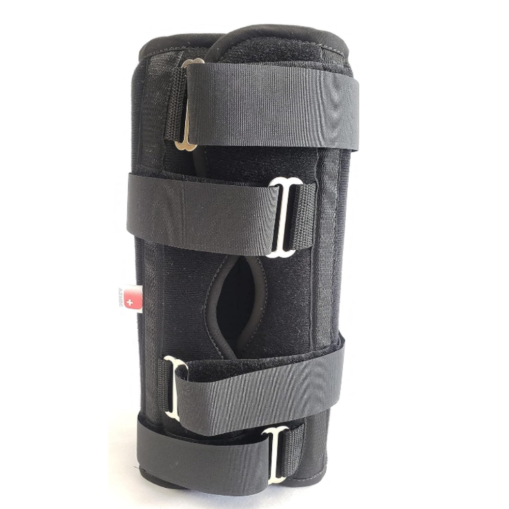 Inmovilizador de rodilla férula tripanel ajustable