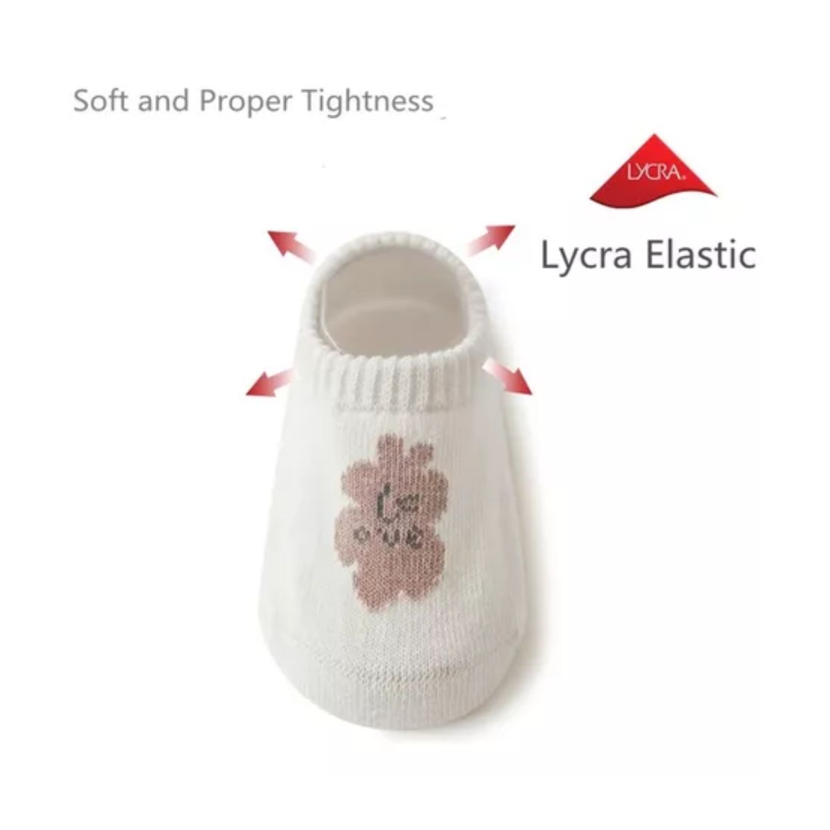 Calcetines Para Bebe Niños De Algodón Ropa De Debe 5pares Talla 1-3T
