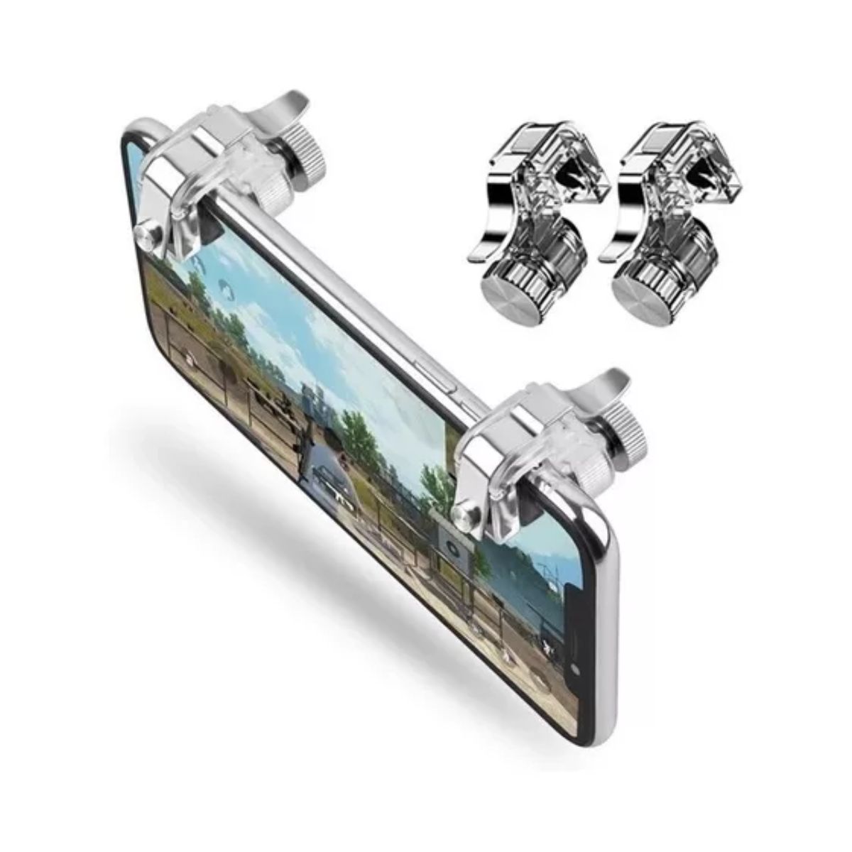 Gamepad Gatillos R11 Botones L1 R1 Celular Metal Transparente