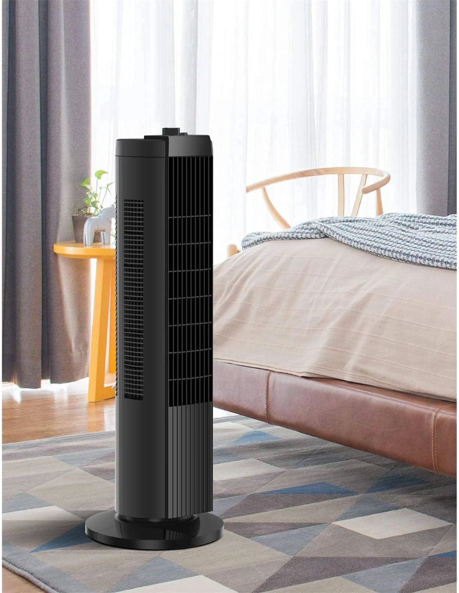 Mainstays Ventilador de torre oscilante de 3 velocidades de 28 pulgadas, negro