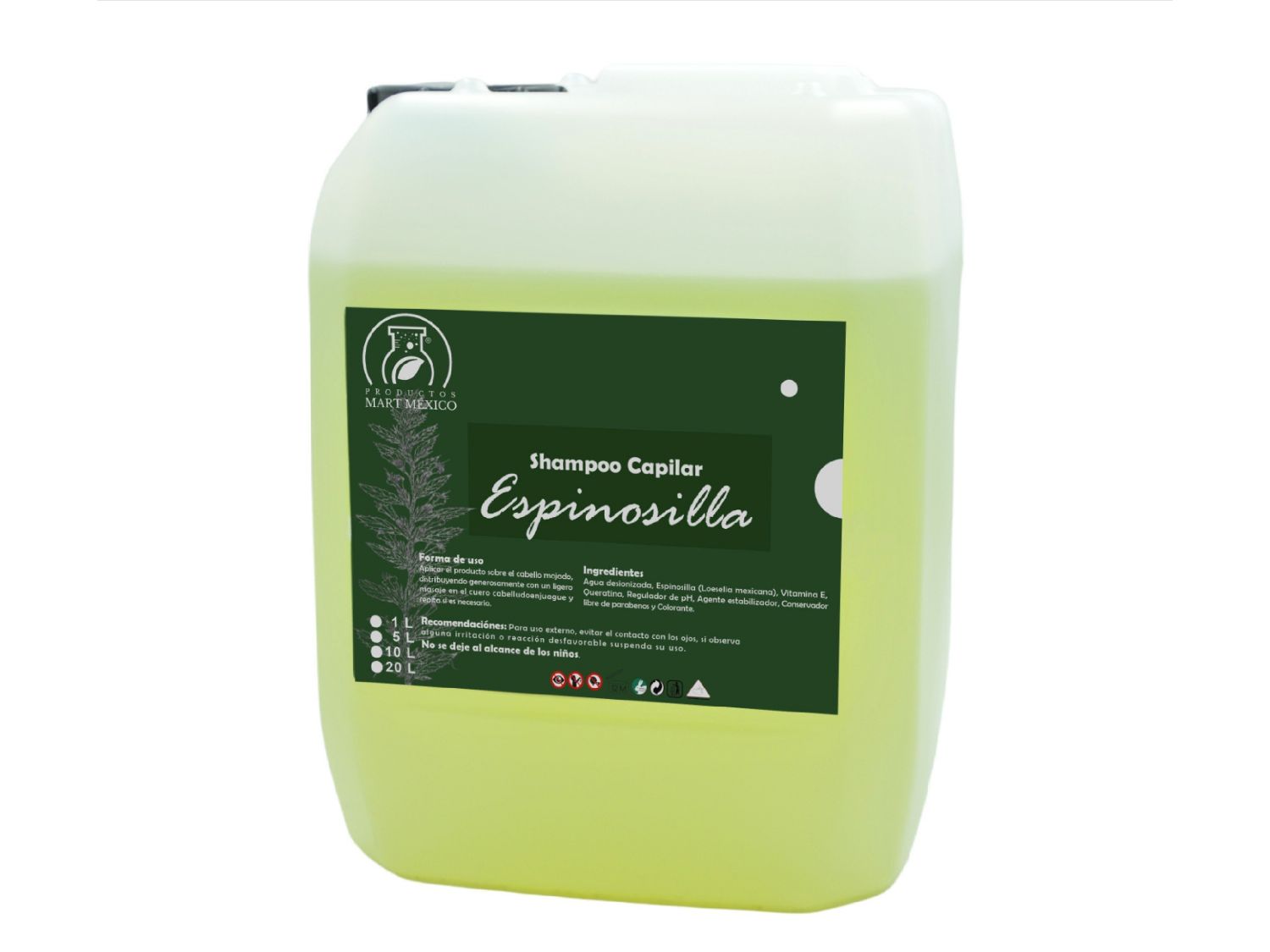 Shampoo Capilar De Espinosilla Stop-Caída (20 litros)