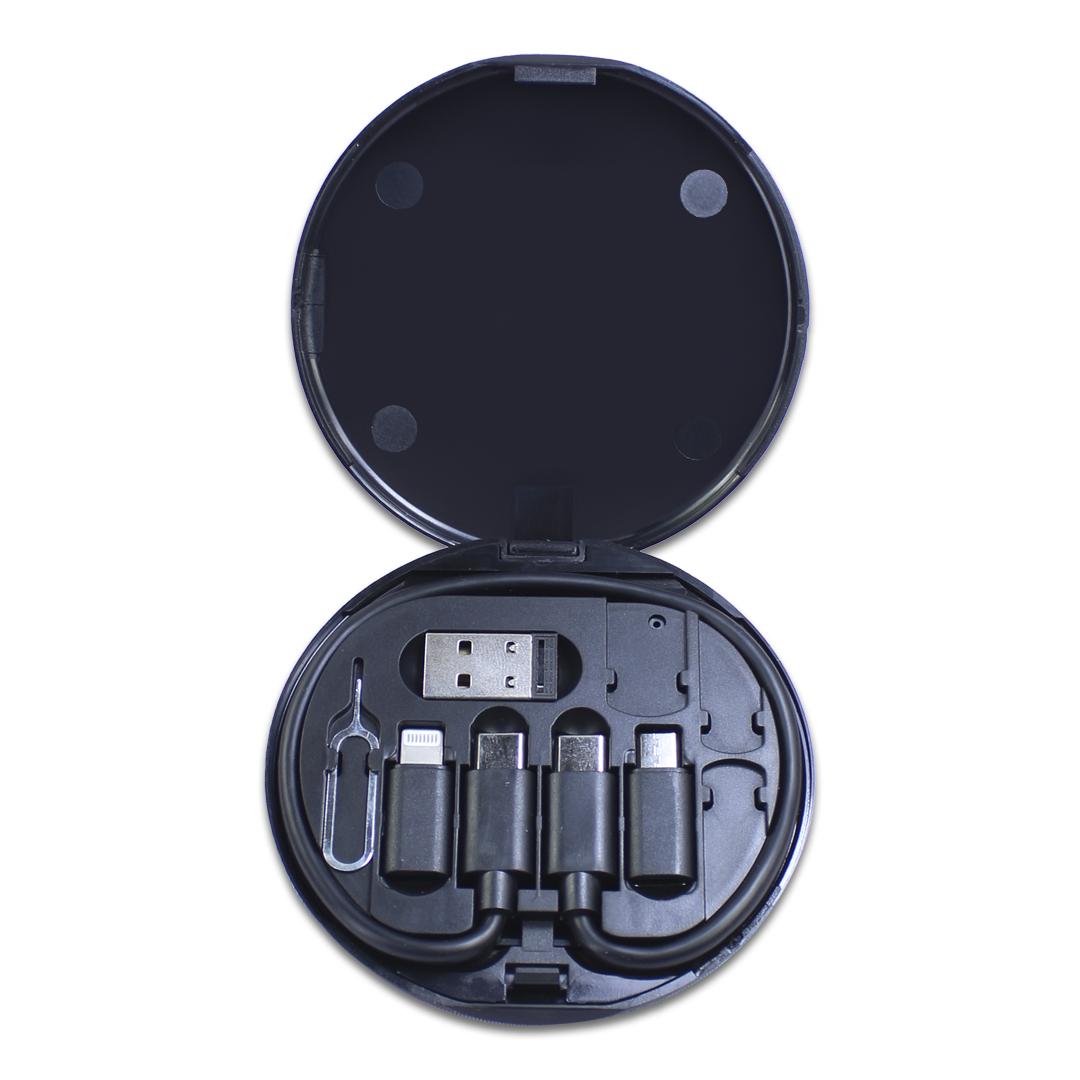 Estuche Kit Adaptadores De Cables De Carga 6 En 1