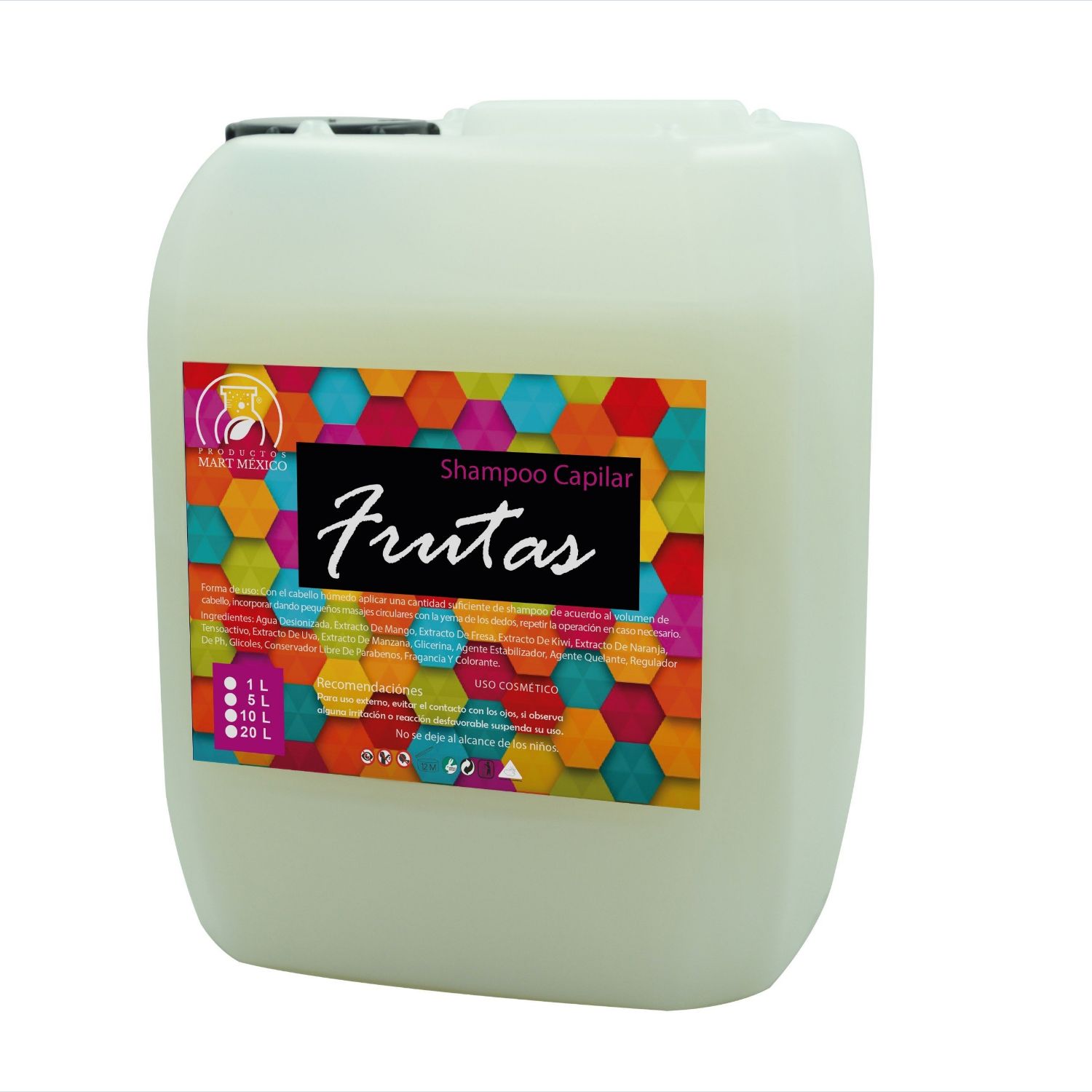 Shampoo Capilar Coctel De Frutas Cabello Suave (10 litros)