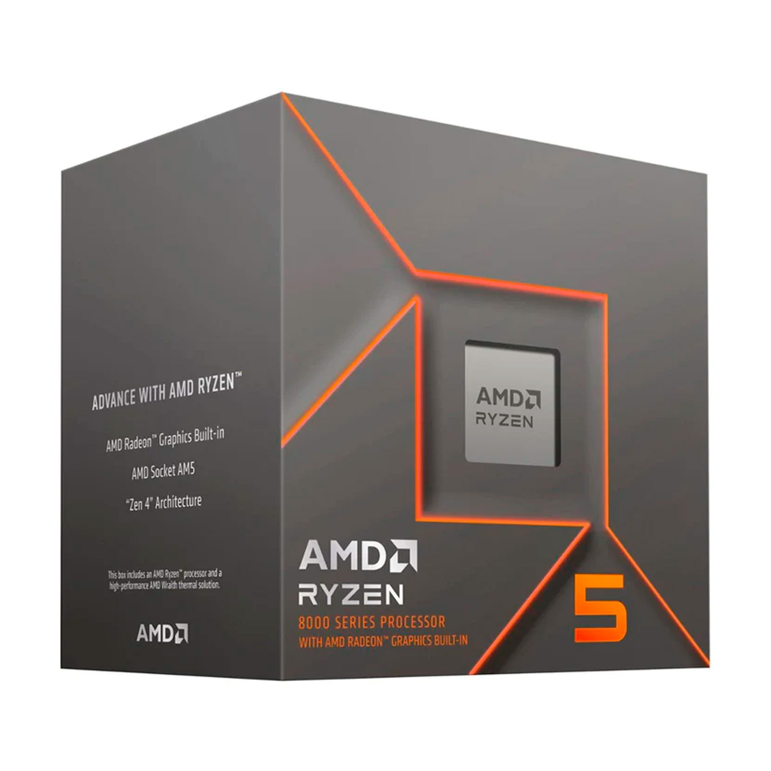 Procesador AMD Ryzen 5 8500G Radeon 3.50GHz S-AM5 16MB.