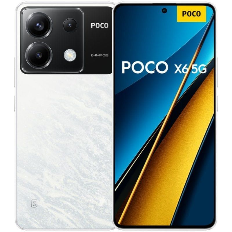 Celular POCO X6 5G 256GB 8GB Ram Dual Sim   Blanco.
