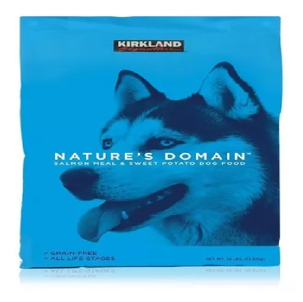Alimento Para Perro Kirkland Croquetas Salmon y Camote 15.87 Kg 