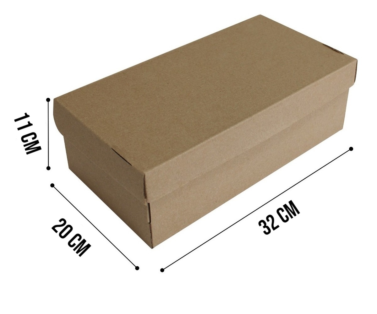 30 Cajas De Carton Para Zapatos Mayoreo Medida 28x19x10