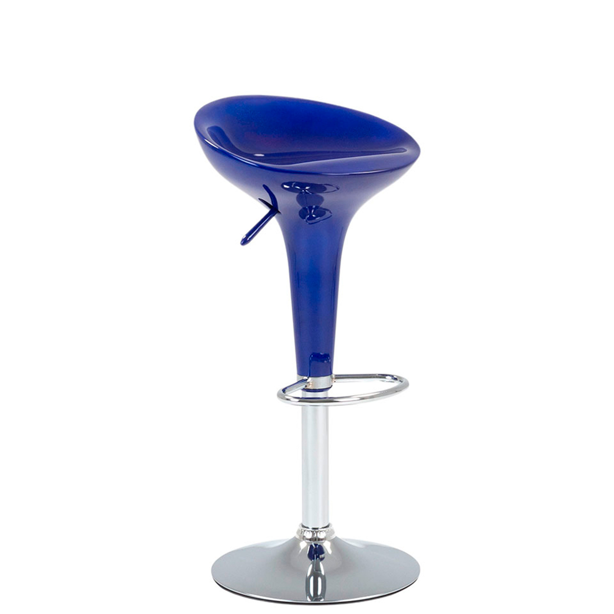 Banco Alto Para Barra Sánchez  Color Azul