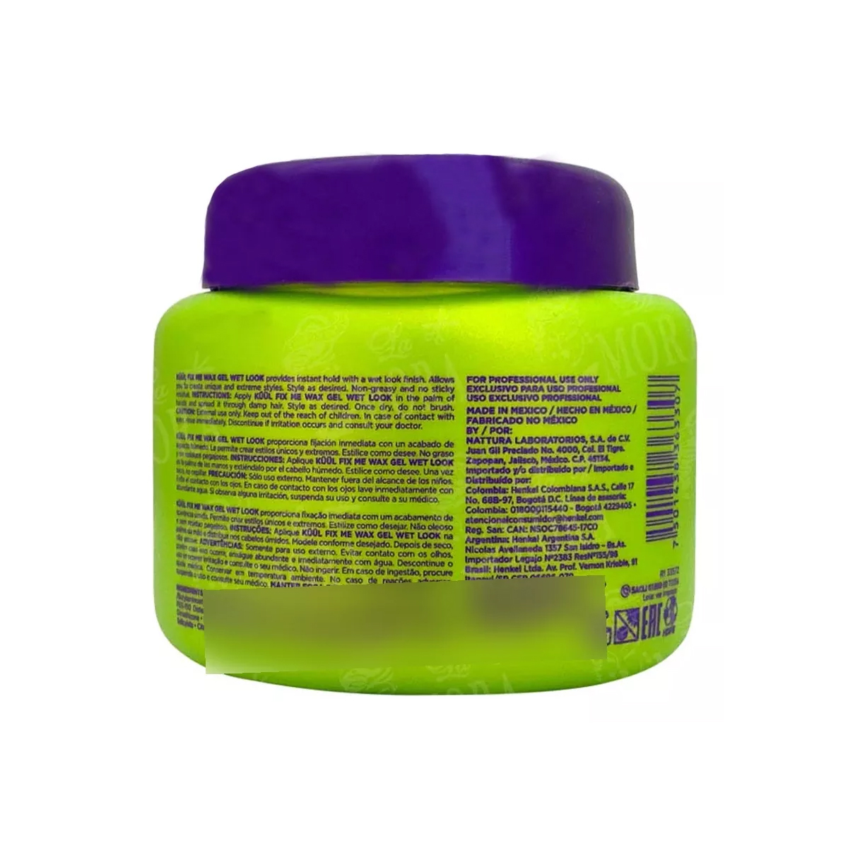 Gel Para Peinar Kuul Fix Me Wax 270 gramos