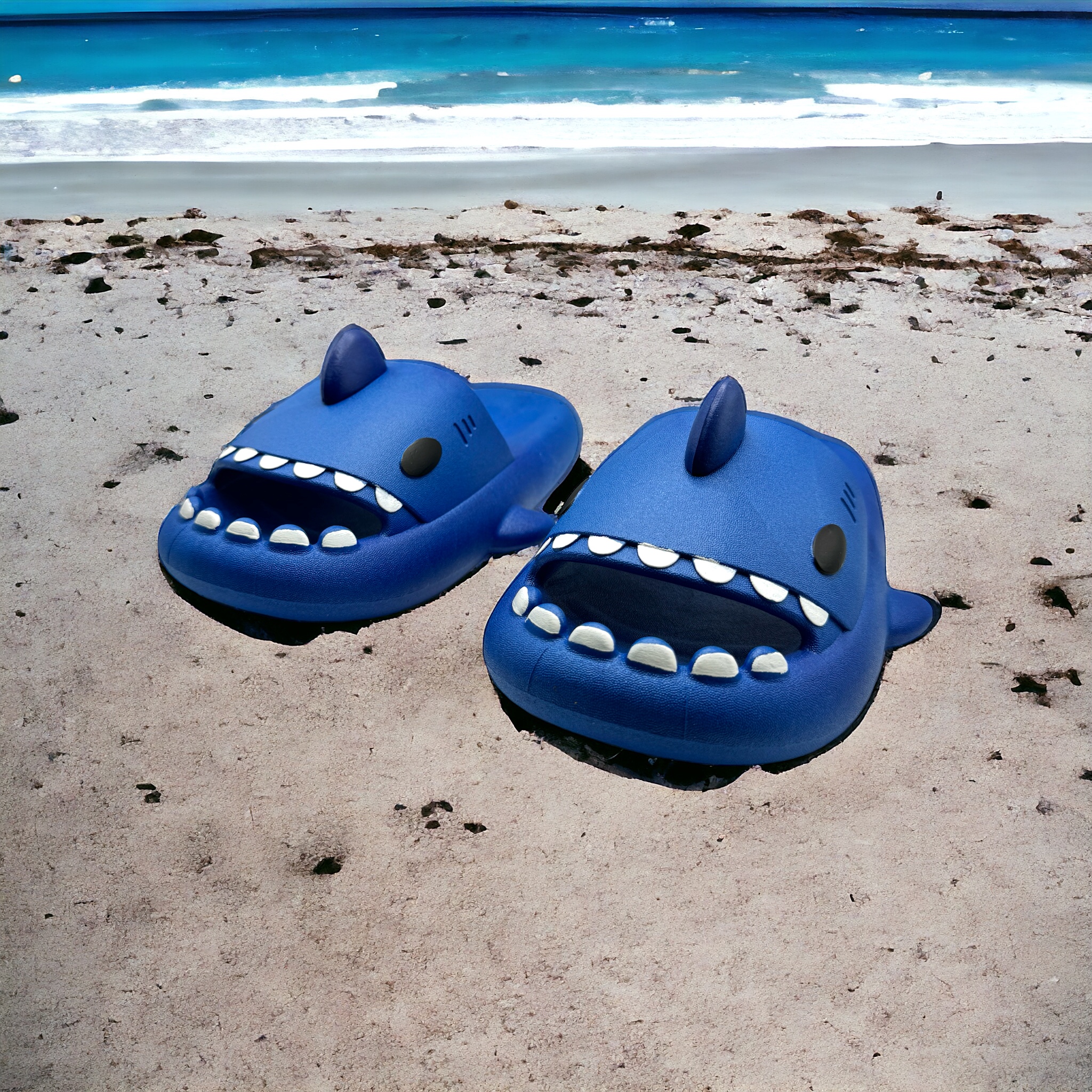 Sandalia Chancla Confort Tiburón Adulto Colores.